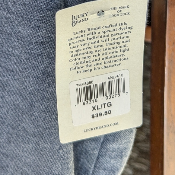 Lucky Brand Venice Burnout notch neck tee - Picture 14 of 16